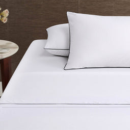 Hotel Deluxe Mega Sheet Set Range White and Black