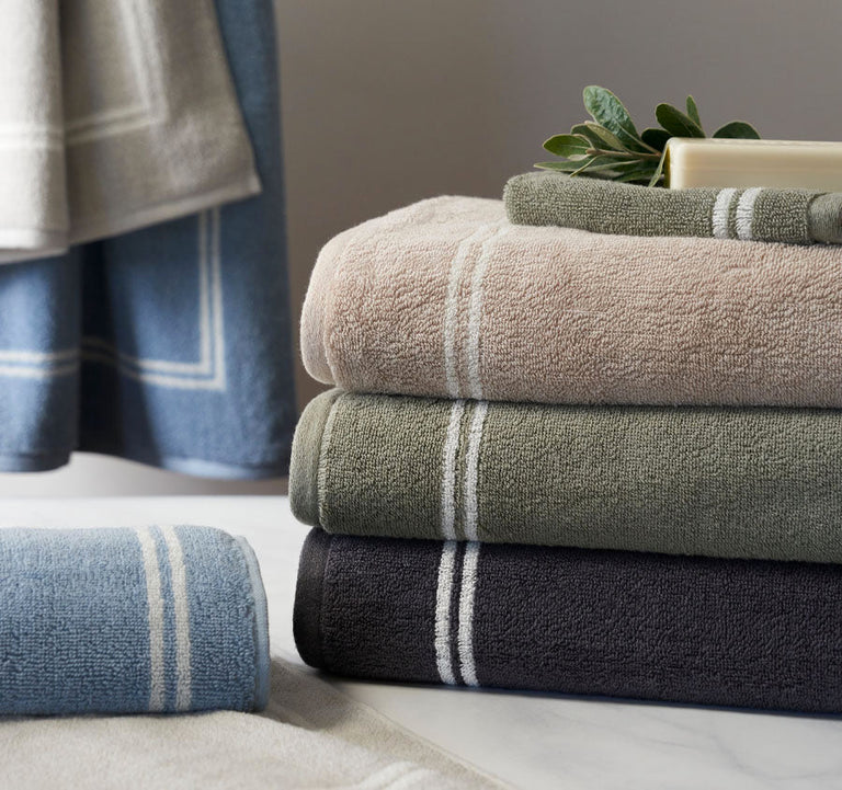 Astoria 650GSM Cotton Bath Towel Range Stone